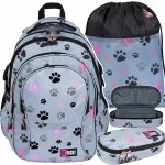Zestaw 3w1 Plecak St.right Szkolny Paws Cats Kotki [BP1]