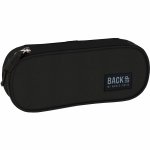 CZARNY PIÓRNIK SZKOLNY MŁODZIEŻOWY BACKUP USZTYWNIANY Z KLAPKĄ SASZETKA