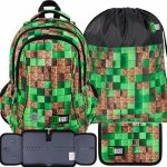 ZESTAW 3w1 PLECAK ST.RIGHT PIKSELE SZKOLNY MŁODZIEŻOWY GAMER GAMING