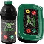 DINOZAURY KOMPLET 2w1 BIDON ŚNIADANIÓWKA DLA CHŁOPAKA PASO TYRANOZAUR