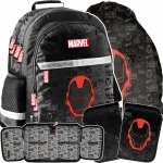PLECAK IRON MAN SZKOLNY AVENGERS PODSTAWÓWKI DLA CHŁOPAKA ZESTAW 3w1 PASO