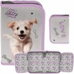 PIÓRNIK Z PIESKAMI SZKOLNY DO PODSTAWÓWKI DLA DZIEWCZYNKI DO 1 KLASY PIES