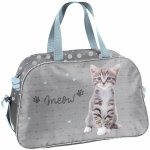 KOTEK TORBA SPORTOWA Z KOTEM NA BASEN PODRÓŻNA DLA DZIEWCZYNEK KOT PASO