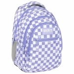 FIOLETOWA SZACHOWNICA MŁODZIEŻOWY PLECAK BACKUP DLA DZIEWCZYNY SZKOLNY