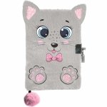 KOTEK PLUSZOWY PAMIĘTNIK DLA DZIEWCZYNKI DZIECIĘCY WŁOCHACZ na KLUCZYK [PP23CA-3676]