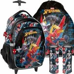 SPIDERMAN PLECAK NA KÓŁKACH DO SZKOŁY PODSTAWOWEJ MARVEL ZESTAW CHŁOPIĘCY