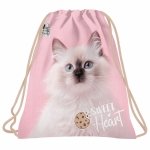 WOREK DZIEWCZĘCY z KOTKIEM NA OBUWIE KAPCIE CATS DO SZKOŁY DERFORM KOTEK