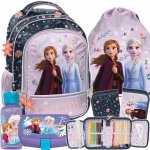 PLECAK KRAINA LODU SZKOLNY DO 1 KLASY ZESTAW 5w1 DLA DZIEWCZYNEK FROZEN