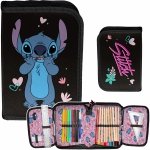 Piórnik STICH Paso Szkolny dla Dzieci z Wyposażeniem dla Dziewczynek Stitch