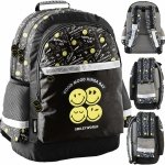 SMILEY PLECAK SZKOLNY DZIECIĘCY DO KLAS 1-4 TORNISTER PASO BUŹKI EMOTKI EMITIKONY