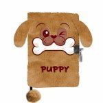 PLUSZOWY PAMIĘTNIK Z PIESKIEM DLA DZIEWCZYNKI WŁOCHACZ na KLUCZYK PIES DOG