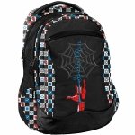 SPIDER-MAN CZARNY PLECAK MŁODZIEŻOWY SZKOLNY PASO BEUNIQ 4 KOMOROWY MARVEL