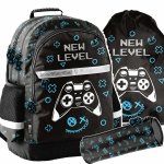 PLECAK GAMEPAD SZKOLNY GAMER DO PODSTAWÓWKI ZESTAW 3ele GAMING DLA CHŁOPAKA