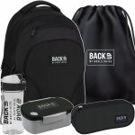 CZARNY KOMPLET 5w1 BACKUP PLECAK DUŻY SZKOLNY MŁODZIEŻOWY 3 KOM. CHLOPIĘCY