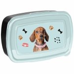 ŚNIADANIÓWKA Z PIESKIEM DLA DZIEWCZYNKI POJEMNIK ŚNIADANIOWY DOG PIESKI