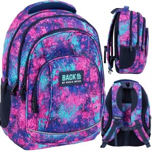 Kolorowy BackUP Plecak Szkolny Młodzieżowy Holi [PLB4A67]