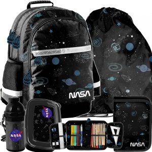 Plecak Szkolny NASA Kosmos dla Uczniów zestaw 5w1 [PP21NS-116]