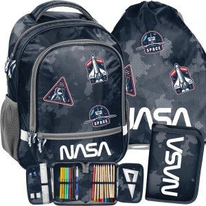 Plecak Nasa Szkolny dla Chłopaka Kosmiczny do 1 klasy [PP21NA-260]