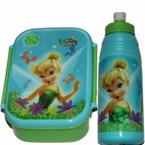 Śniadaniówka Bidon WRÓŻKA DZWONECZEK Komplet 2w1