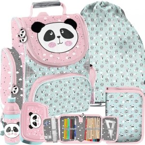 Tornister dla Dziewczyny Miś Panda Paso do Szkoły [PP21PD-525]