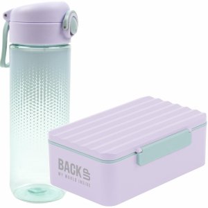 ZESTAW ŚNIADANIOWY BIDON ŚNIADANIÓWKA FREE BPA DLA DZIEWCZYN