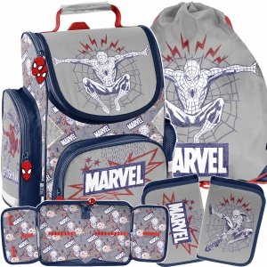 TORNISTER SPIDER-MAN ZESTAW 3 el SZKOLNY MARVEL DO KLAS 1-4 DLA CHŁOPAKA