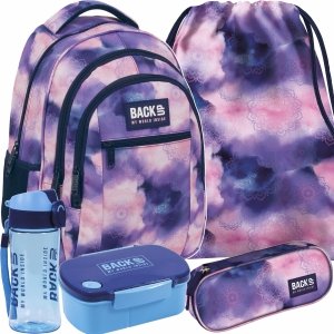 PLECAKI MŁODZIEŻOWE BACKUP ZESTAW 5w1 DZIEWCZĘCY MANDALE DO SZKOŁY PLECAK