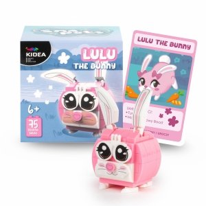 SNAPETS KLOCKI KONSTRUKCYJNE RÓŻOWY KRÓLIK KIDEA DERFORM