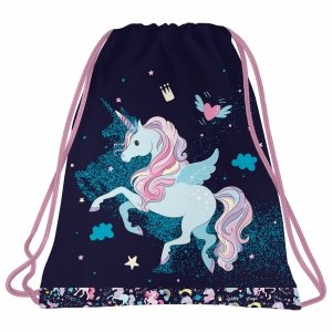 JEDNOROŻEC WOREK NA OBUWIE KAPCIE W-F DLA DZIEWCZYNEK UINCORN