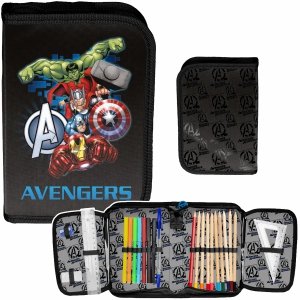 AVENGERS PIÓRNIK Z WYPOSAŻENIEM SZKOLNY DLA CHŁOPAKÓW KAPITAN AMERYKA HULK