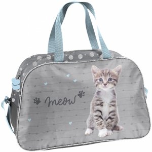 KOTEK TORBA SPORTOWA Z KOTEM NA BASEN PODRÓŻNA DLA DZIEWCZYNEK KOT PASO