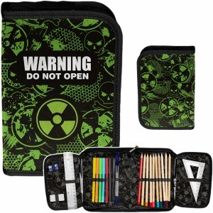 PIÓRNIK Z WYPOSAŻENIEM WARNING ALERT SZKOLNY DLA CHŁOPAKÓW PASO