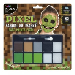 Farby do Twarzy Zestaw Gamer Gra Piksele Pixel [FDTZPKA]