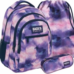 PLECAK MŁODZIEŻOWY BACKUP DLA DZIEWCZYNY MANDALE SZKOLNY KOMPLET 3 elem.