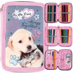 KOTKI PIESKI PIÓRNIK z WYPOSAŻENIEM SZKOLNY DZIEWCZĘCY 3 KOMOROWY MAJEWSKI