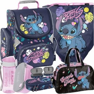 PASO STITCH TORNISTER DLA DZIEWCZYNY KOMPLET 6 ele. DO KLAS 1-4 PODSTAWÓWKI