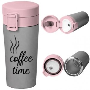Termos Bidon Tubek Termiczny Coffee Time 380ml [PPBS19-3025]