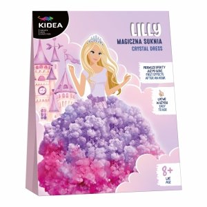 MAGICZNA SUKNIA KSIĘŻNICZKI LILLY ZESTAW KREATYWNY KIDEA