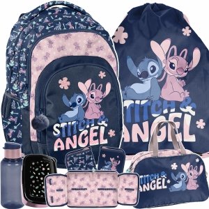 PLECAK SZKOLNY KOMPLET 6w1 STICH TORNISTER LILO i STITCH PASO DZIEWCZĘCY