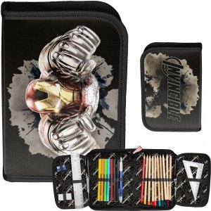 Piórnik do Szkoły Iron Man z Wyposażeniem Paso dla Chłopaków Avengers [AV22II-P001]