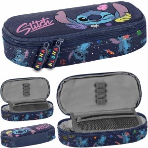 STITCH Piórnik Szkolny Otwierany DISNEY Nowoczesny dla Uczniów PASO