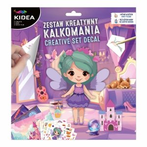 WRÓŻKI ZESTAW KREATYWNY KALKOMANIA NAKLEJKI TRANSFEROWE KIDEA