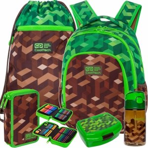 Plecak Coolpack Cp Zestaw 5w1 Gra Piksele Game [C25199 ]