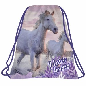 WOREK KONIE NA OBUWIE KAPCIE DO SZKOŁY DERFORM HORSE DZIEWCZĘCY