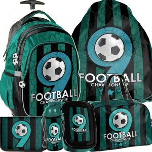 Plecak z Kółkami do Szkoły Podstawowej Piłka Nożna [PP19F-997]