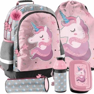 Unicorn Plecak Jednorożec do Szkoły Podstawowej Paso [PP22JE-116]
