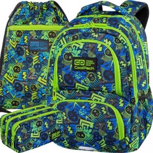 Patio CoolPack Plecak CP dla Chłopaka  Szkolny XO SKULL [C01194]