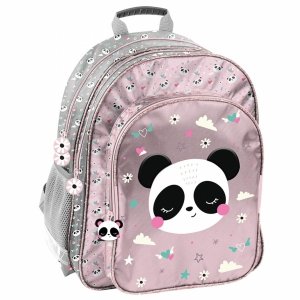 PLECAK SZKOLNY Z PANDĄ DLA DZIEWCZYNEK DO 1 KLASY PODSTAWÓWKI MIŚ PANDA