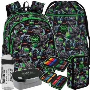 KOLCKI CP PLECAK COOLPACK SZKOLNY ZESTAW 5w1 DLA CHŁOPAKA THE BLOCK 