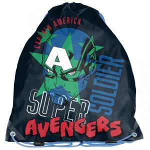 Sportowy Worek Avengers Kapitan Ameryka na wf Obuwie Paso [AV22CN-712]